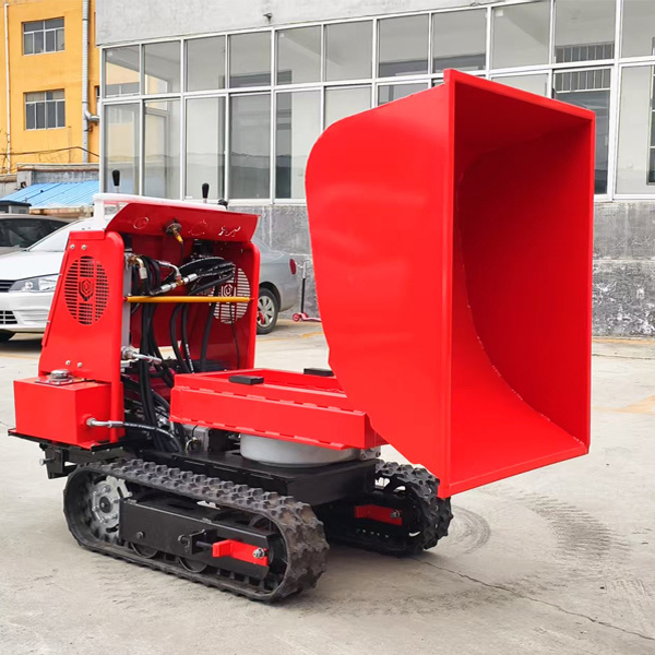 Hopper 270° Swivel Function Mini Tracked Tipper Dumpers for Cargo Transportation