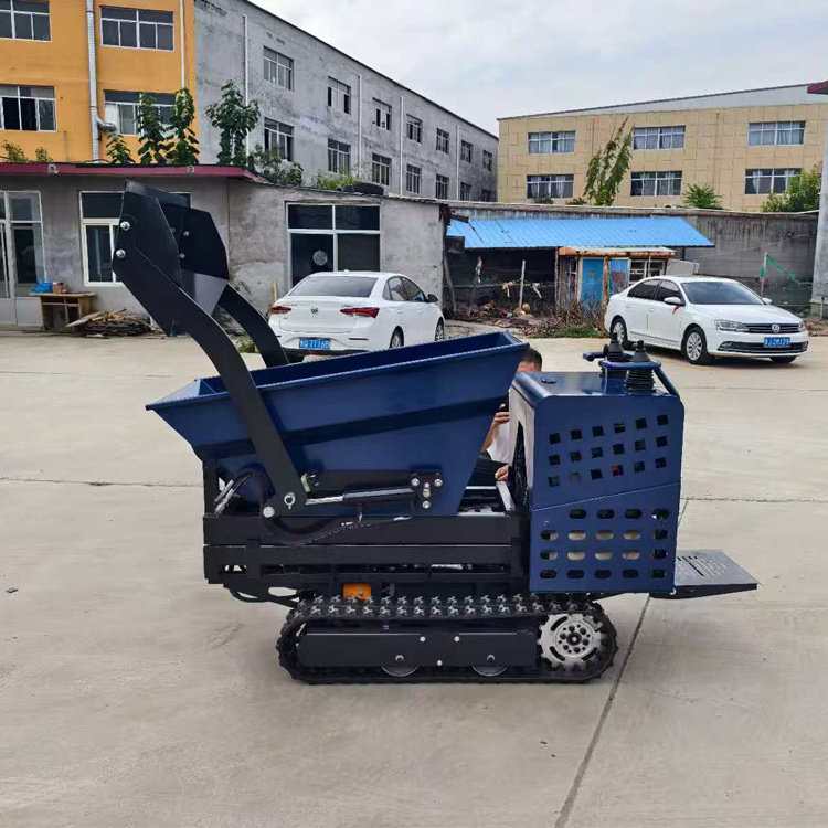 Electric power self-loading mini dumper