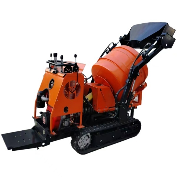 Full Hydraulic 350L Mini Tracked Concrete Mixer