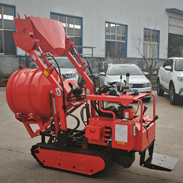 350L Rubber Track Self Loading Concrete Mixer