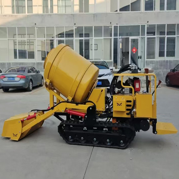 New Diesel Crawler  500L Small Self-loading Concrete Mixer