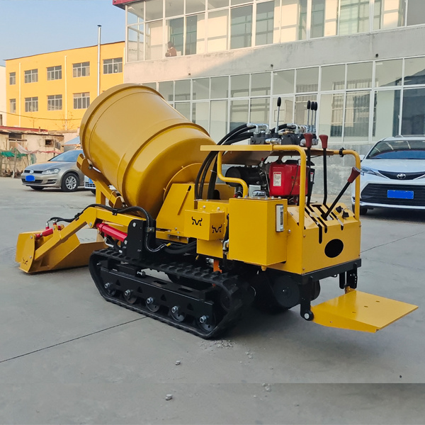 Small Tracked Concrete Truck Cement Mixer