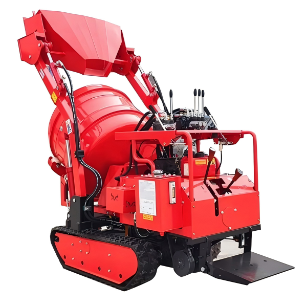 Automatic Crawler Type Mini Mobile Self Loading Concrete Mixer Truck