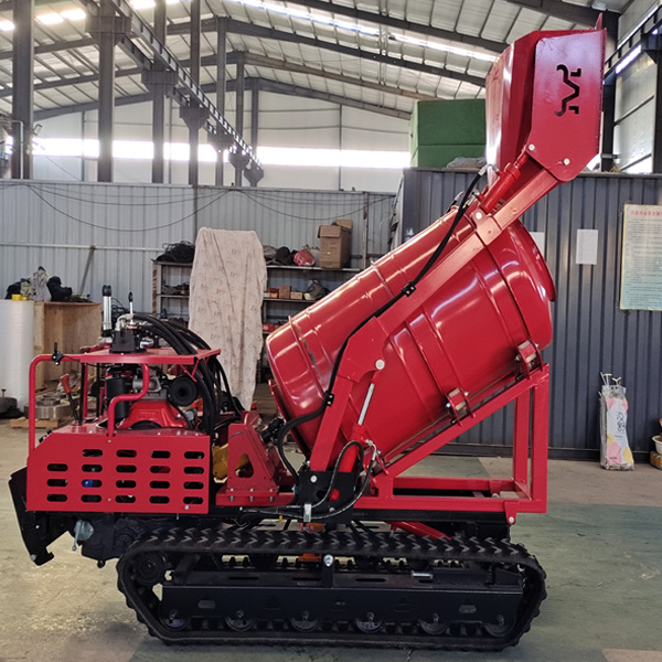 1000L Chinese Rubber crawler small Crawler Concrete Mixer