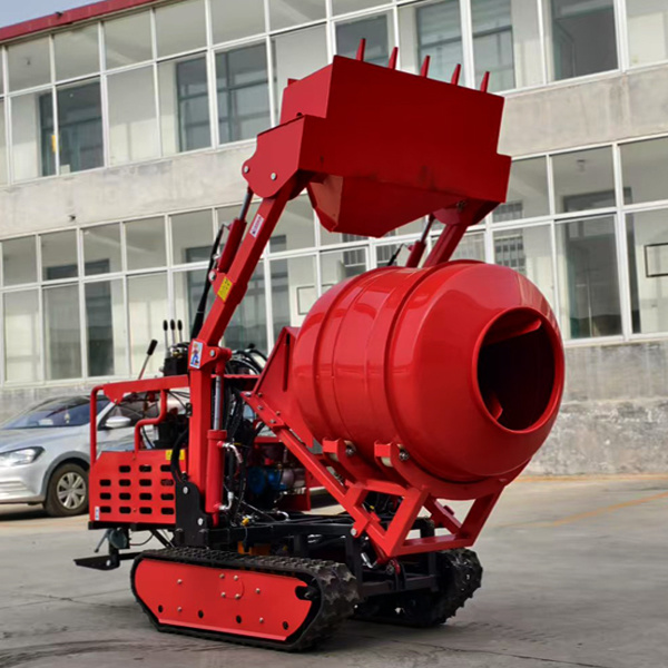 Automatic Crawler Type Mini Mobile Self Loading Concrete Mixer Truck