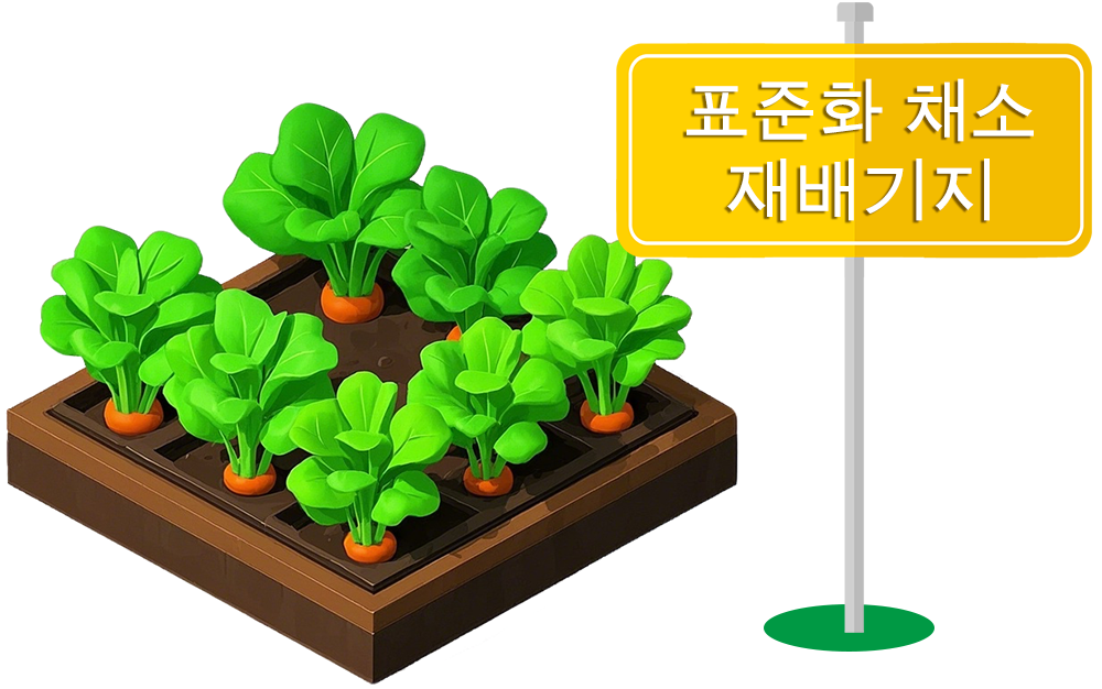 표준화된 채소 재배 기지