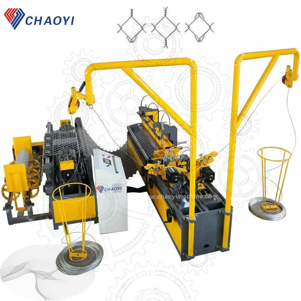 Full Automatic Double Wire Chain Link Fence Machine