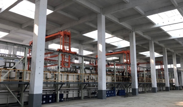 Línea de producción de galvanización en caliente automática eléctrica