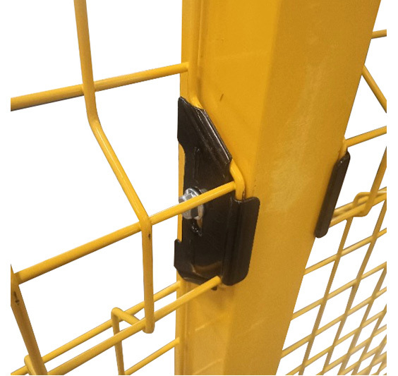 Frameless bending  robot safety fence