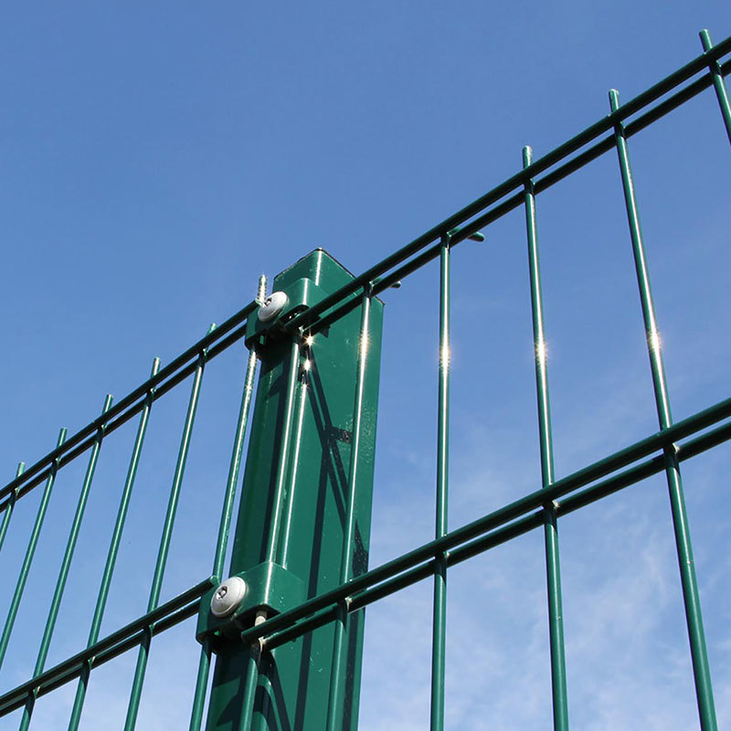 Hsj Factory Direct Sales New Design Safety&Stability Safety Galvanized Net 656/868 Double Welded Steel Wire Mesh Fence