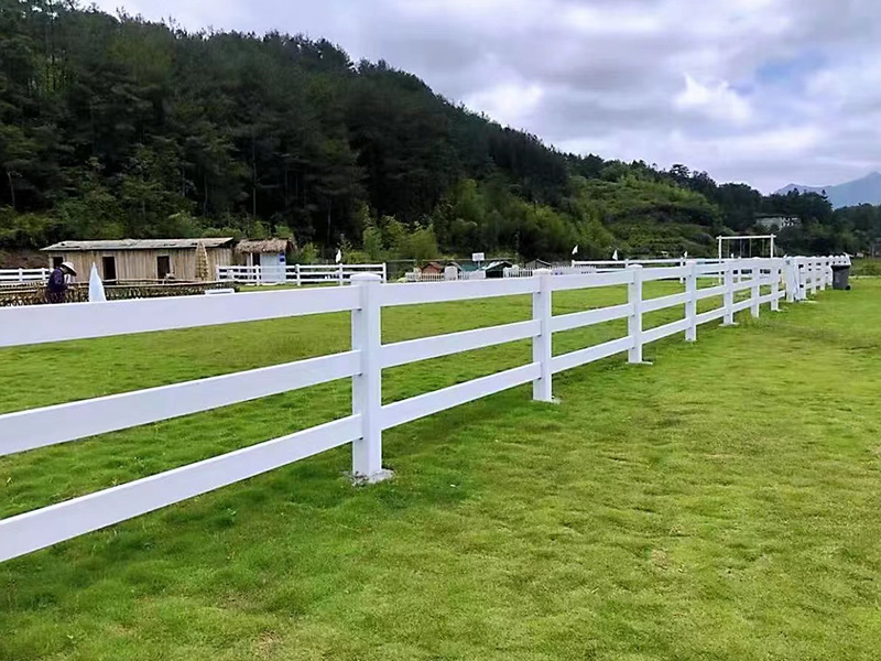 Hsj Horse Farm Fence Garden Balustrade Handrail Gate and Fence Railing Simple Modern Style Waterproof Accessories PVC
