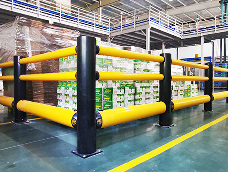 Hsj Monorail Guardrail Warehouse Safety Barrier Traffic Guardrails Anti-Collision Guardrails Warehouse Safety Barrier Traffic Guardrails
