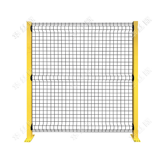 Frameless bending  robot safety fence