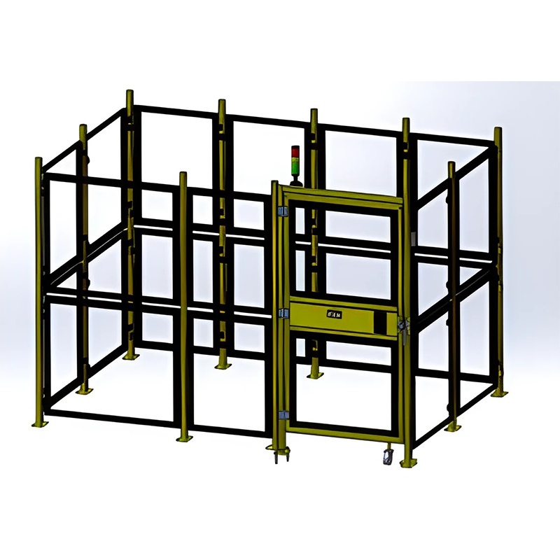 Hsj Custom Industrial Machine Safety Fence Aluminum Profile Assembly Robotics Guarding System