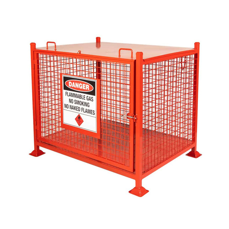 Hsj Factory Supply Calor Propane Gas Transport Cages Cylinders Gas Bottle Stillage