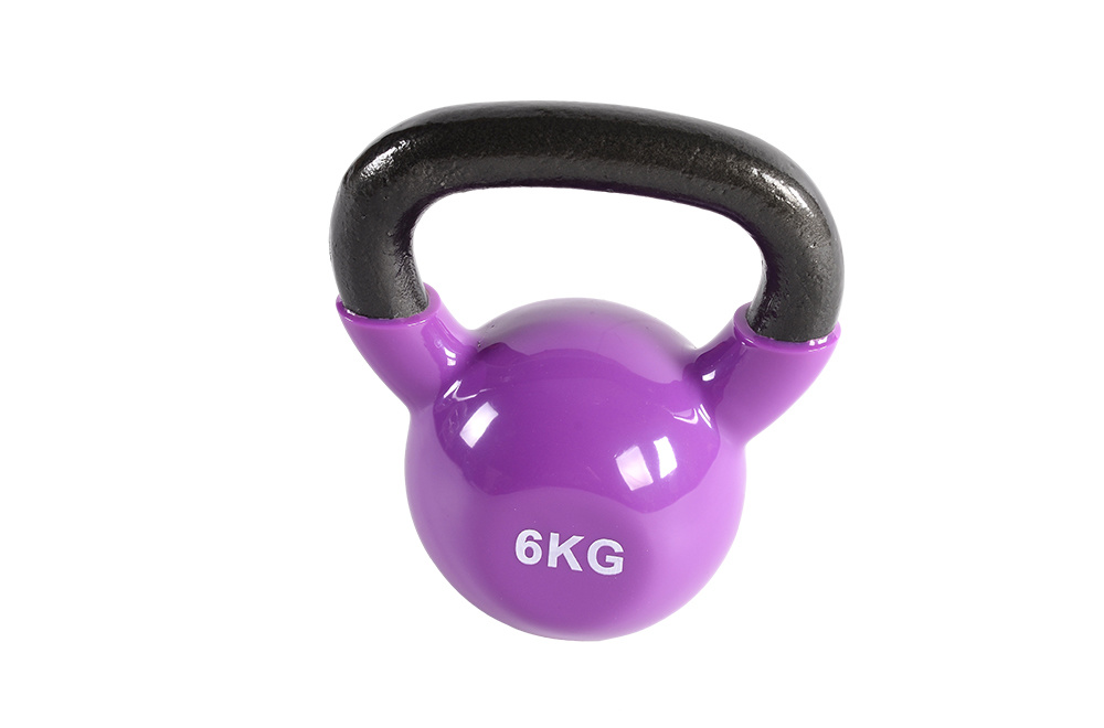 WK105 Vinyl kettlebell with painted handle