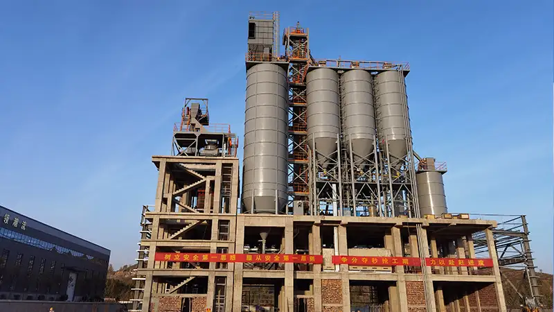 Tower mortar station, dry mortar production line, special mortar production line metering system characteristics?