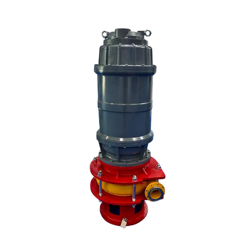 Submersible high-lift slurry pump