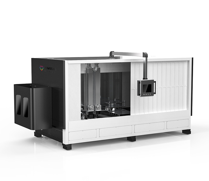 Three-station multi-wire cutting machine