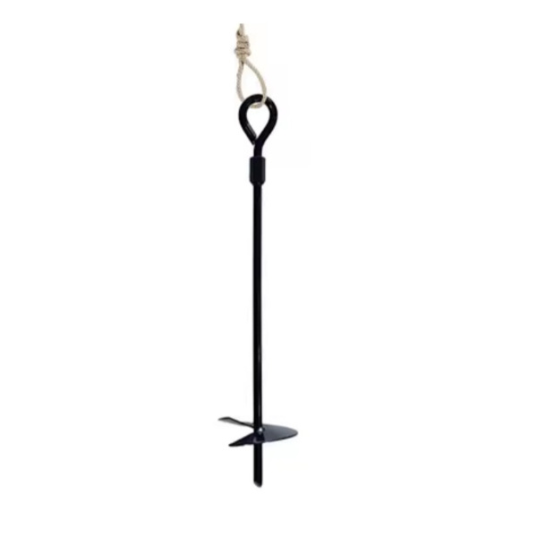 Small livestocktent screw anchor