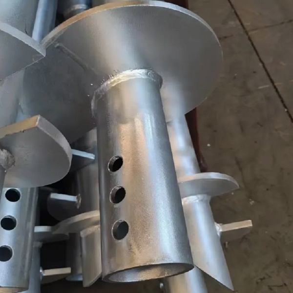 Marine Dock Screw Piling Water Place Foundation Round Helical Pile