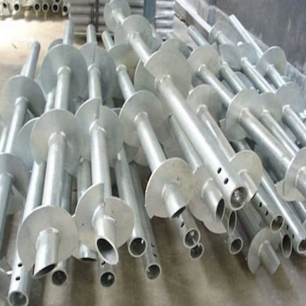 Deep Construction Foundation Helical Piers Helical Piles for House Foundation