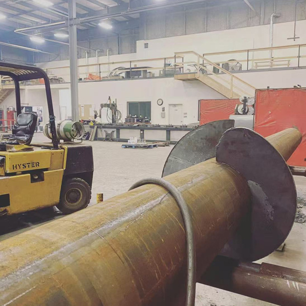 30 years of ultra long use of hot-dip galvanized carbon steel spiral ground piles