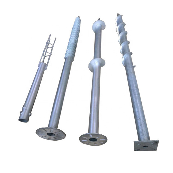 Pile Producer Galvanized Helical Piles for Foundation System