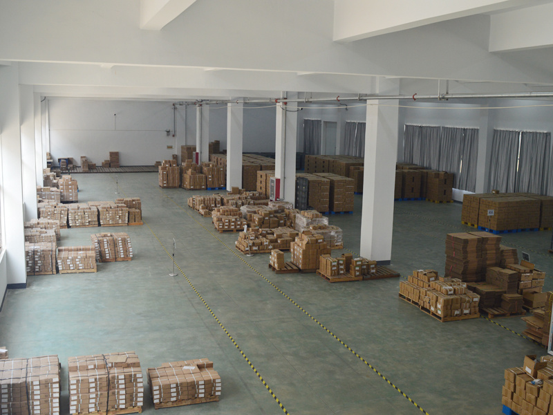 A corner of the warehouse
