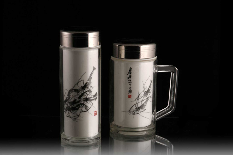 Double-layer office cup