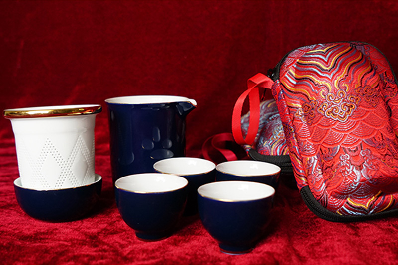 Pipe cap quick cup blue