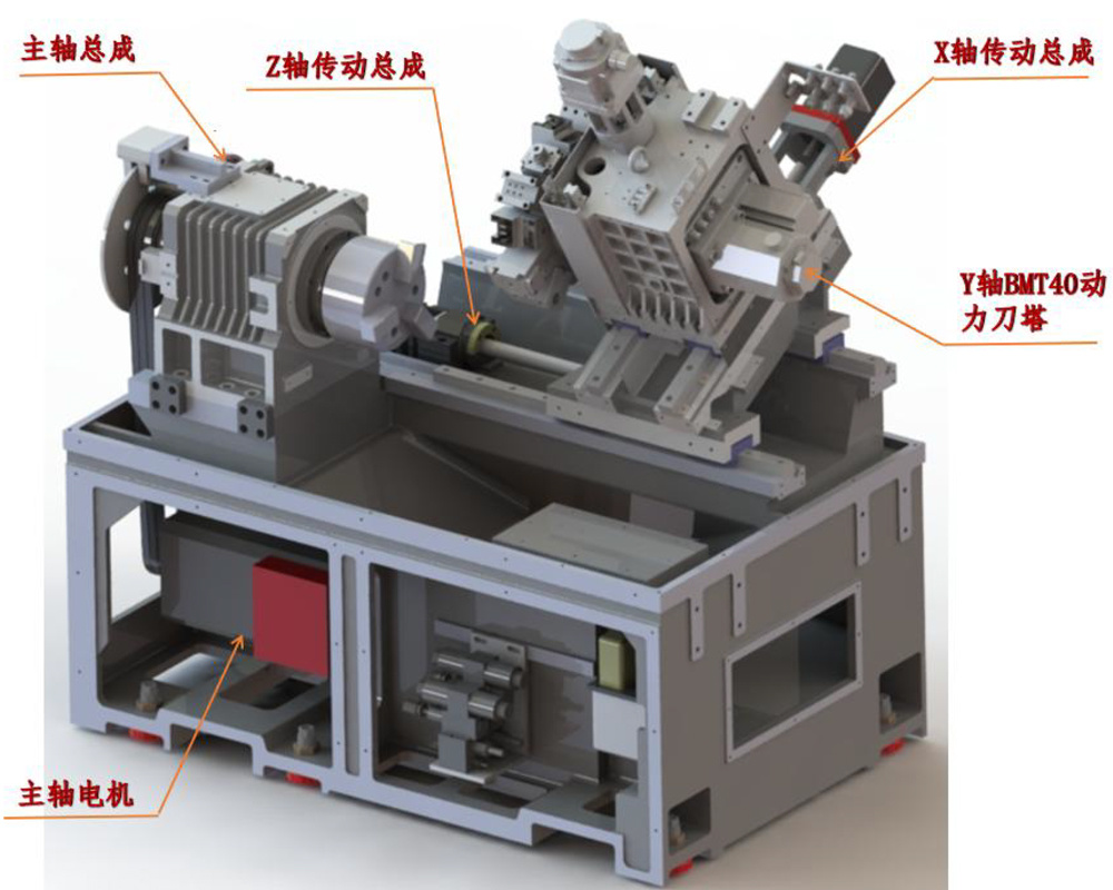 RH-150MY 卧式(线轨)数控车削复合光机(专供)