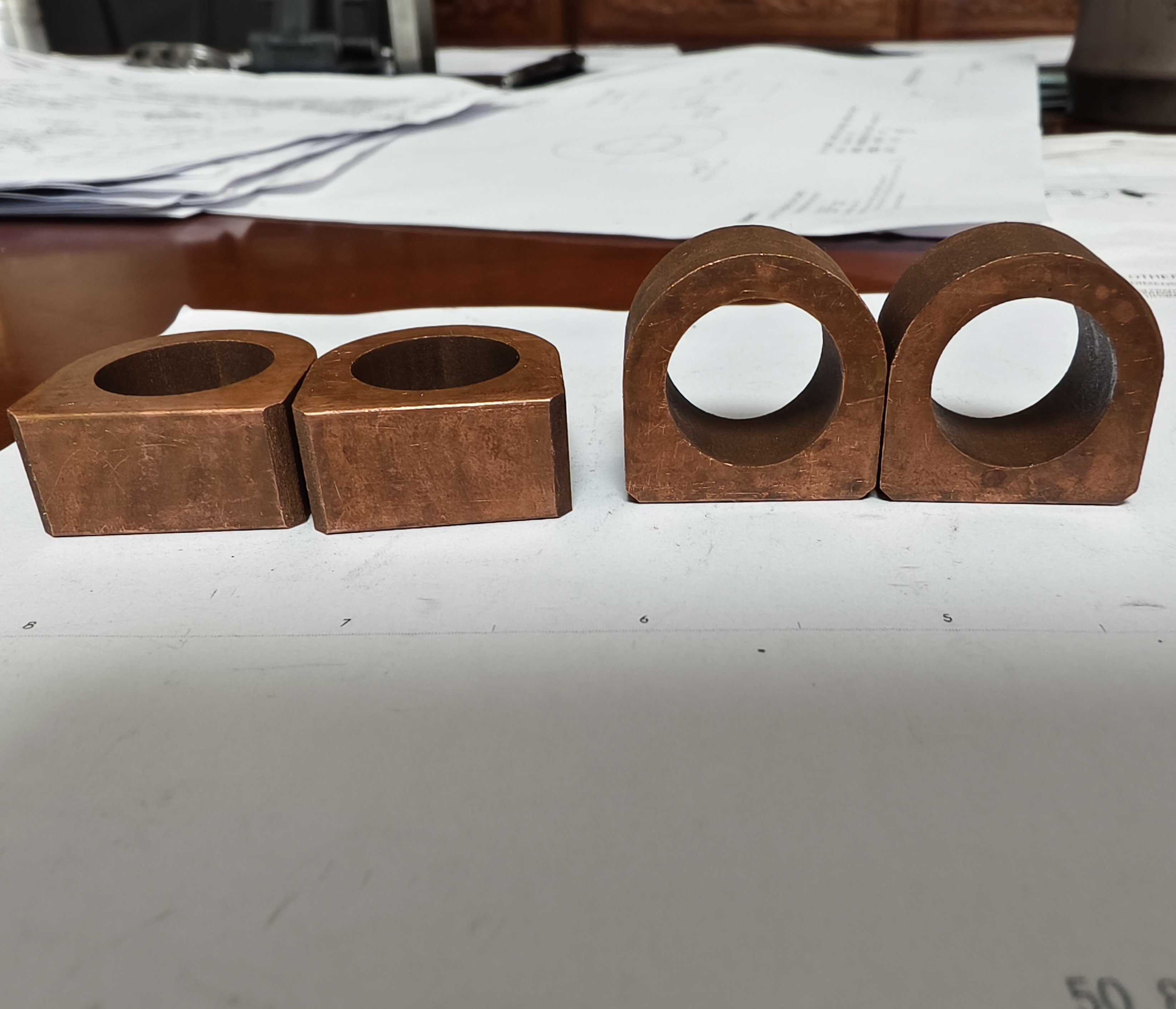 Precision turning copper bolt electrical connection parts