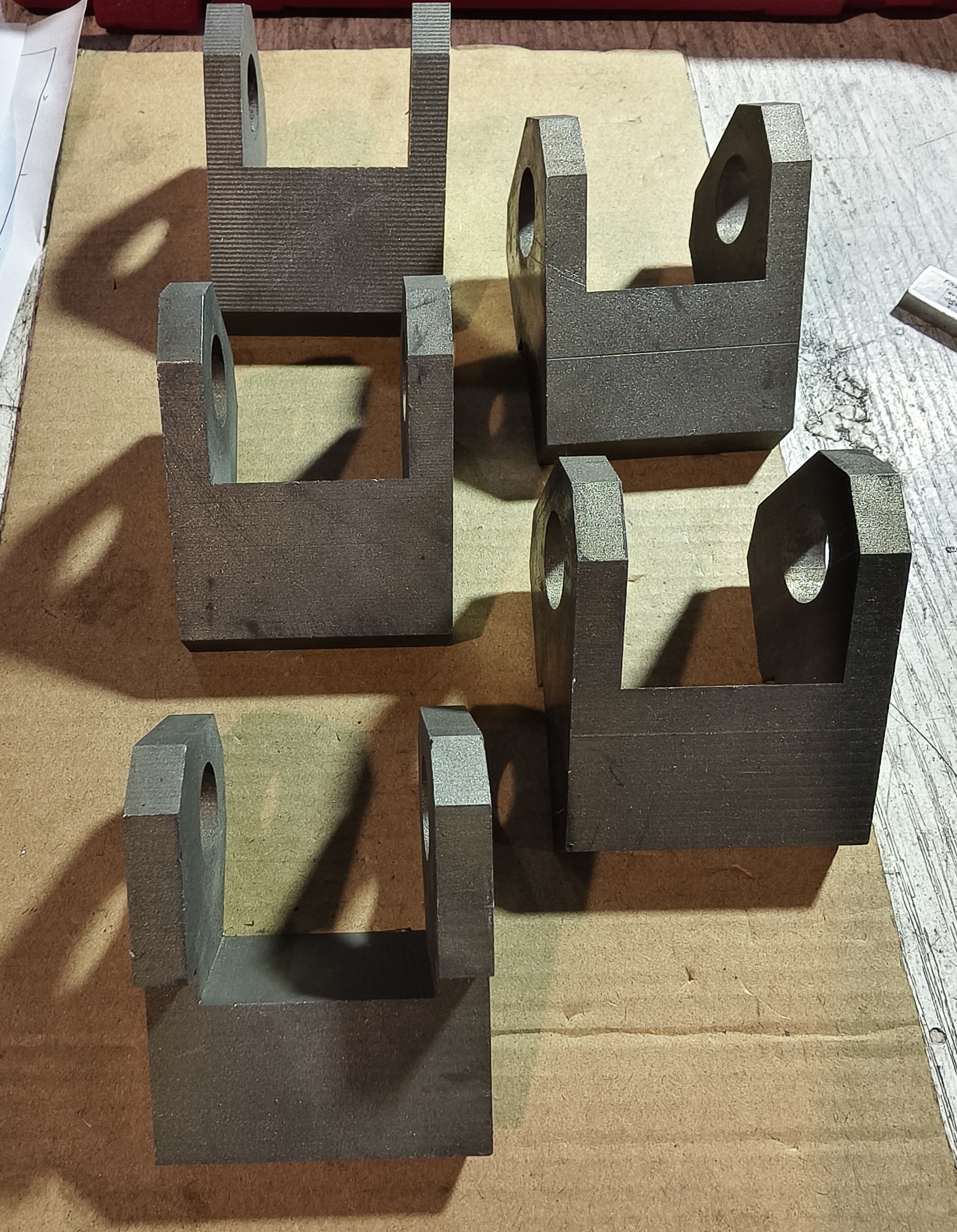 5 Axis CNC Metal Parts Machining Center for Fabricating Custom Shaft Flange and Anchor flange used in Heavy Construction Machinery
