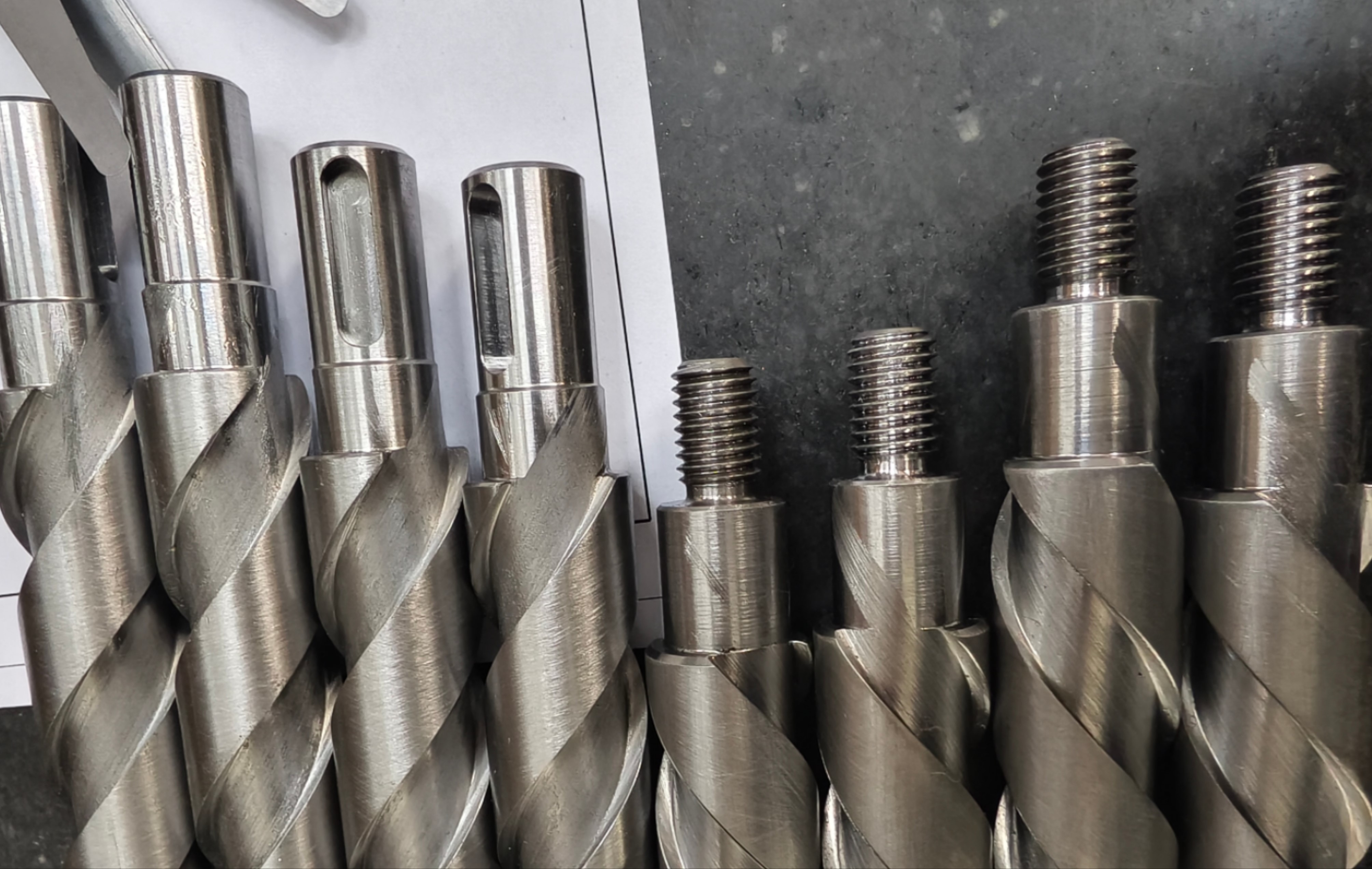 CNC Lathe Stainless Steel A479M Spline Shaft Propeller Shaft Step Shaft