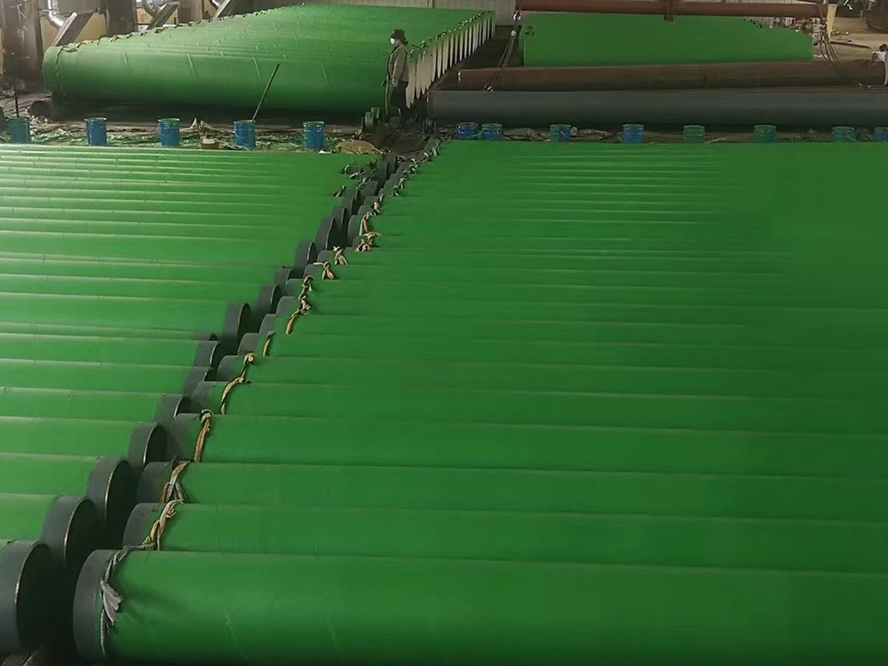 Coated steel pipe