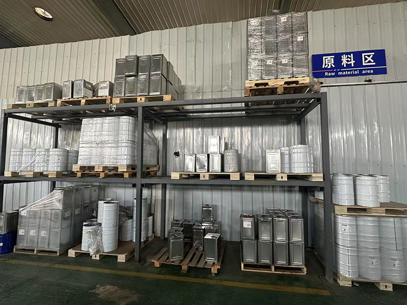 Raw material storage Raw material storage