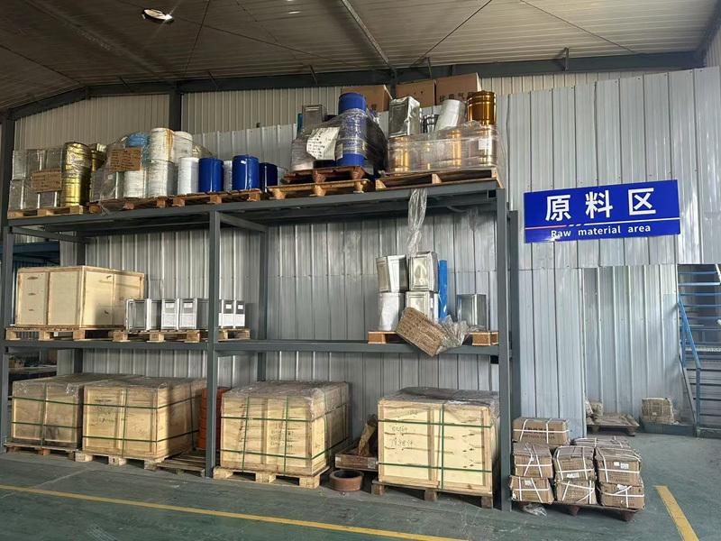 Raw material storage Raw material storage