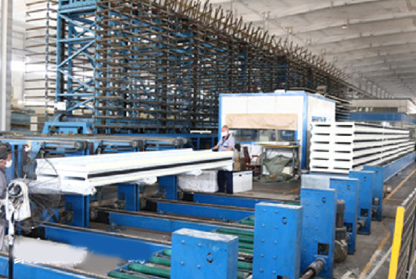 Polyurethane board production line