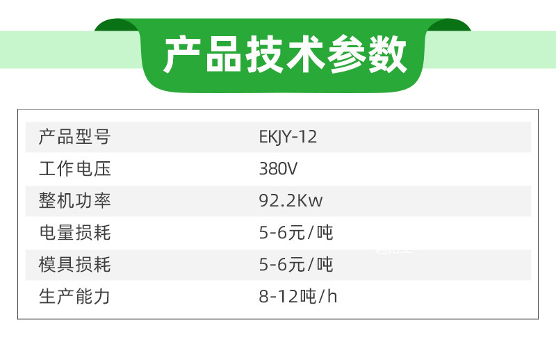 無烘干擠壓造粒生產線