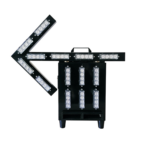 Arrow-guided warning horns