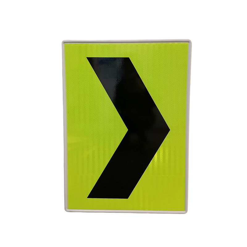 Road cone guide sign
