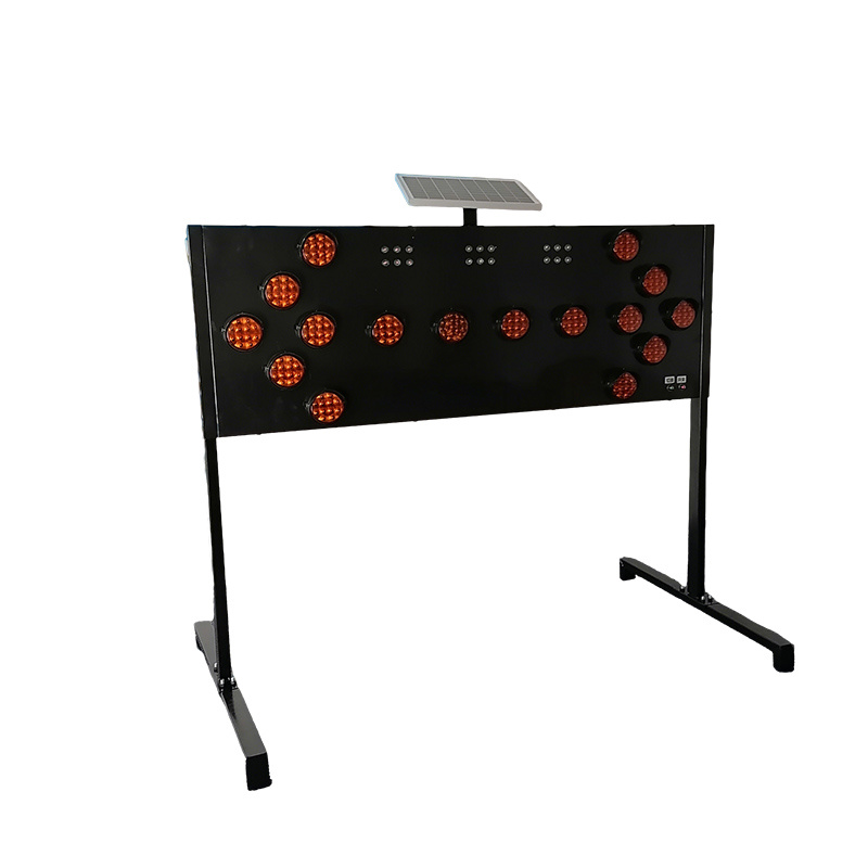 Solar powered electronic guide sign (high brightness model)