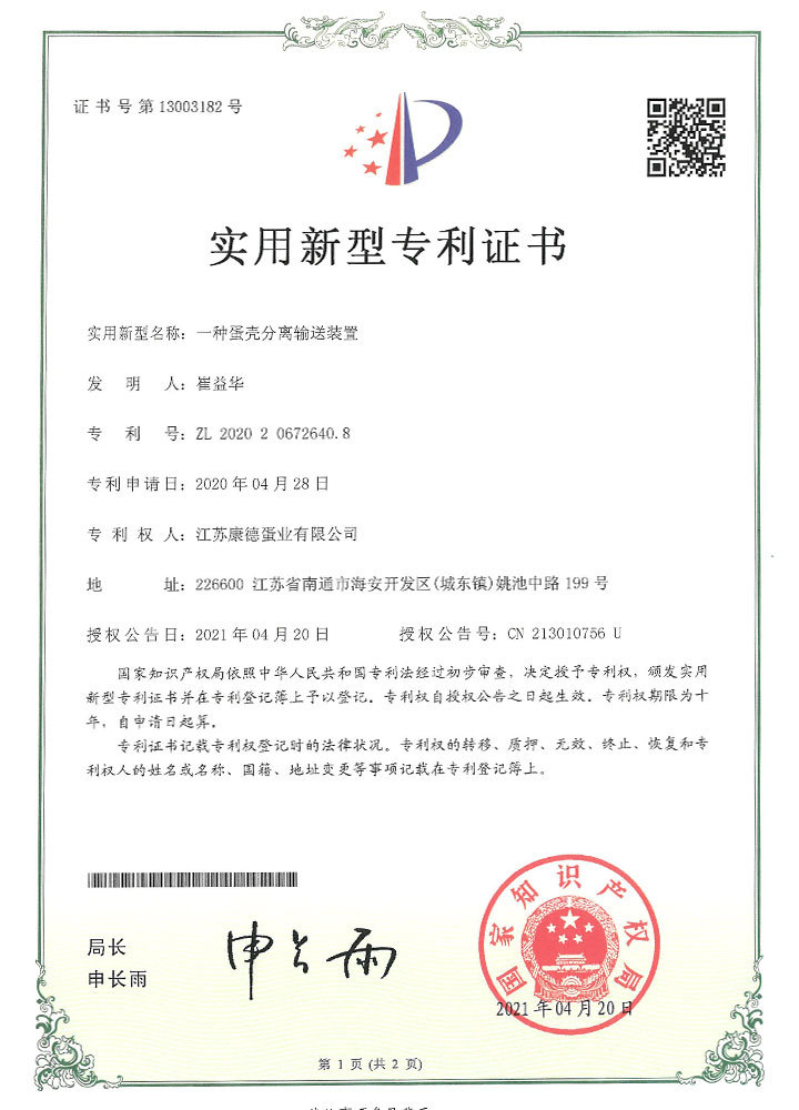 Utility patent