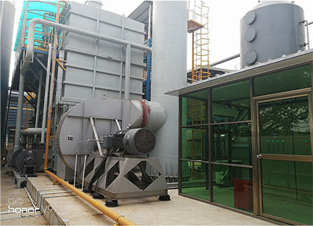 RTO Environmental Protection System in Huizhou Factory (the most advanced asphalt tail gas treatment system in the world)