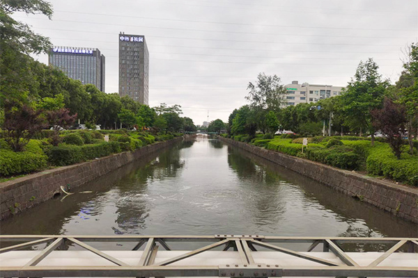 River training of the Jingu River