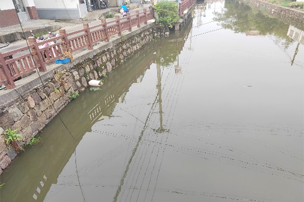 Cixi Qiaotou Cross River in-situ water channelization