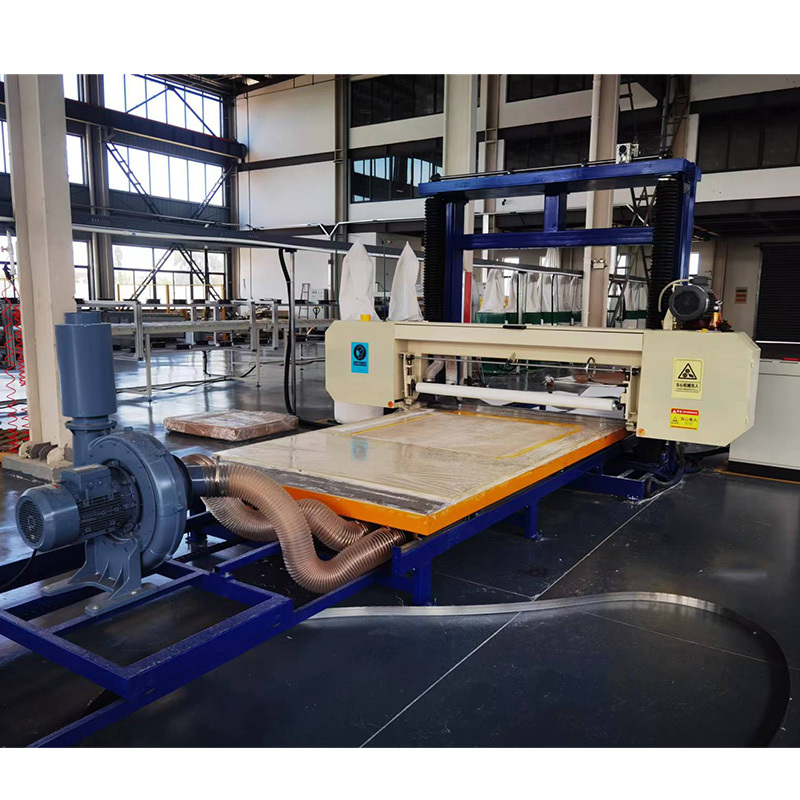 Auto PU roof special flat cutting machine (with suction)