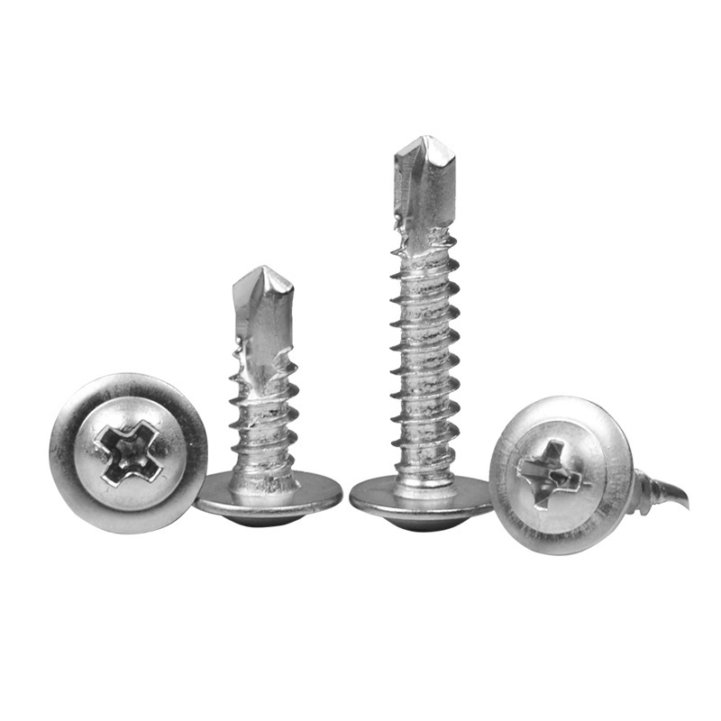 Round head cross drill tail wire