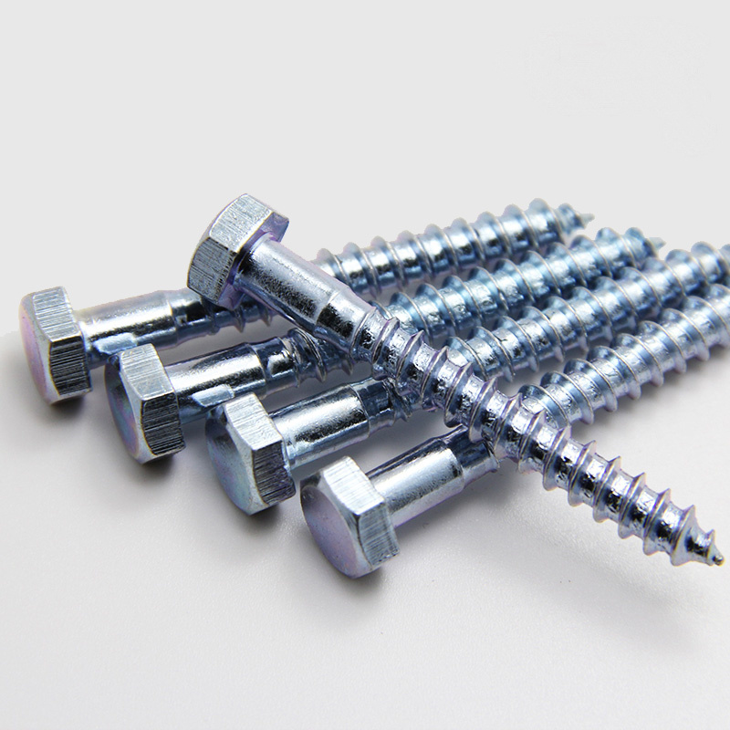Hexagon head wood screws